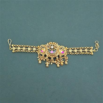 Antique Heritage Bracelet With Matte Gold Plating