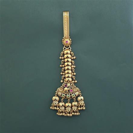 Antique Classic Jhuda With Matte Gold Plating