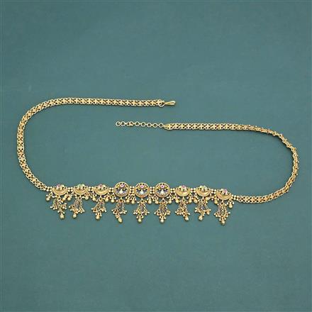 Antique Heritage Belt With Matte Gold Plating