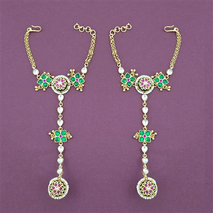 Antique Heritage Hath Pan With Matte Gold Plating