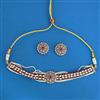 Antique Moti Necklace With Mehndi Plating