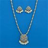 Antique Classic Pendant Set With Mehndi Plating