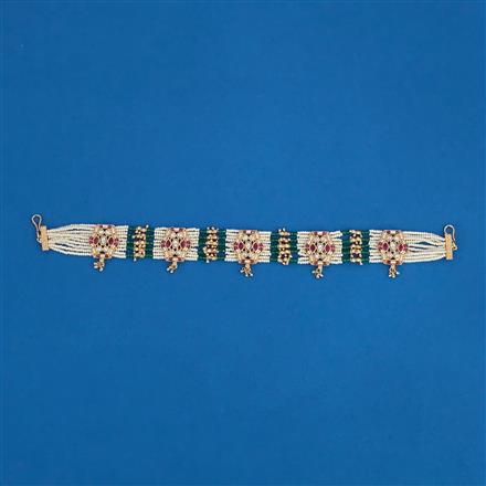 Antique Moti Shishful With Gold Plating