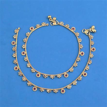 Antique Classic Payal With Gold Plating