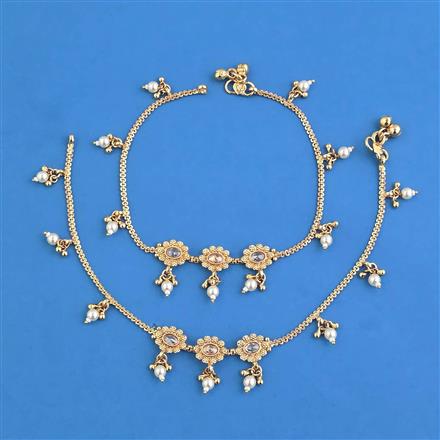 Antique Classic Payal With Gold Plating