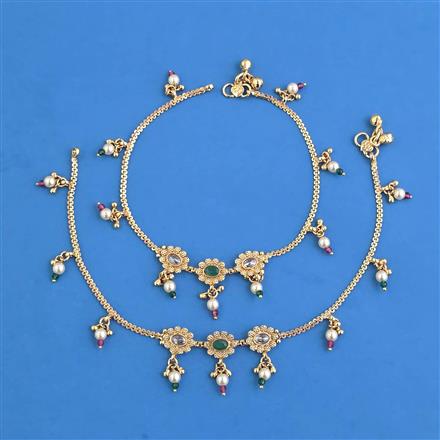 Antique Classic Payal With Gold Plating