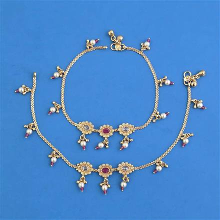 Antique Classic Payal With Gold Plating