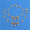 Antique Moti Payal With Gold Plating