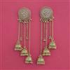 Antique Kashmiri Jhumki With Matte Gold Plating