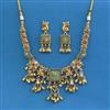 Antique Heritage Necklace With Matte Gold Plating
