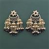 Antique Moti Earring With Mehndi Plating