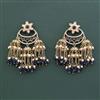 Antique Moti Earring With Mehndi Plating