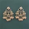 Antique Moti Earring With Mehndi Plating