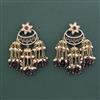 Antique Moti Earring With Mehndi Plating