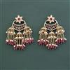 Antique Moti Earring With Mehndi Plating