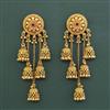 Antique Classic Earring With Matte Gold Plating