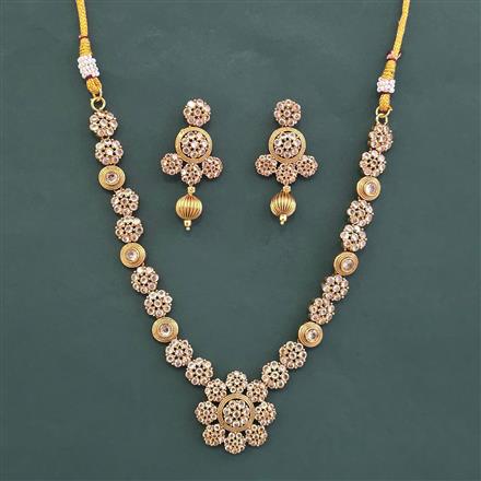 Antique Classic Necklace With Gold Plating
