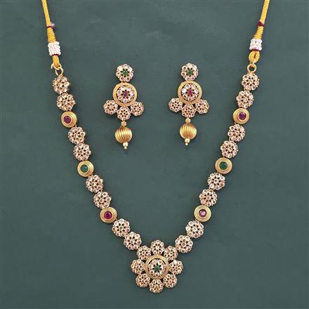 Antique Classic Necklace With Gold Plating