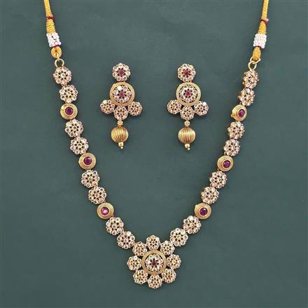 Antique Classic Necklace With Gold Plating
