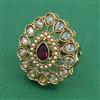 Antique Adjustable Ring with Mehndi Plating