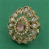 Antique Adjustable Ring with Mehndi Plating