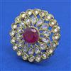 Antique Adjustable Ring with Mehndi Plating