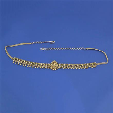 Antique Classic Belt With Matte Gold Plating