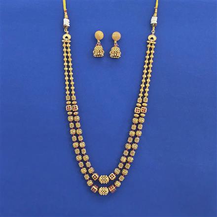 Antique Moti Mala With Gold Plating