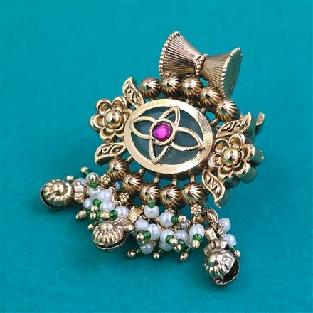 Antique Adjustable Ring with Gold Plating