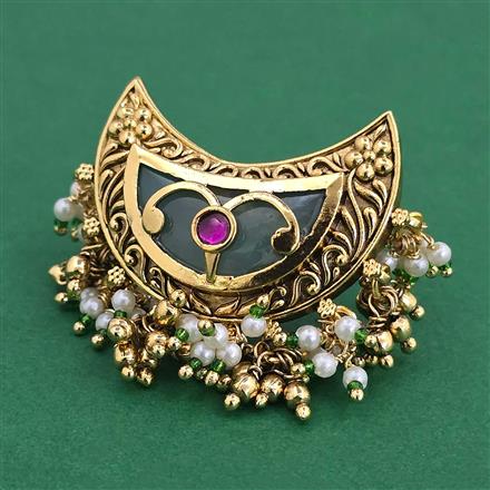 Antique Adjustable Ring with Gold Plating