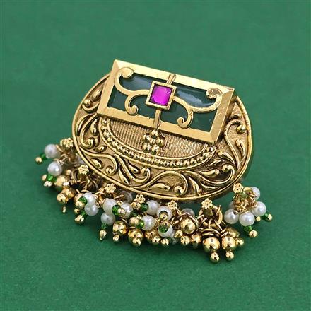 Antique Adjustable Ring with Gold Plating