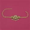 Antique Adjustable Baju Band with Matte Gold Plating