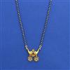 Antique Classic Mangalsutra with Matte Gold Plating