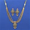 Antique Heritage Necklace With Matte Gold Plating