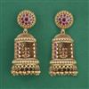 Antique Jhumki with Matte Gold Plating