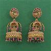 Antique Jhumki with Matte Gold Plating