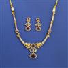 Antique Classic Necklace with Matte Gold Plating