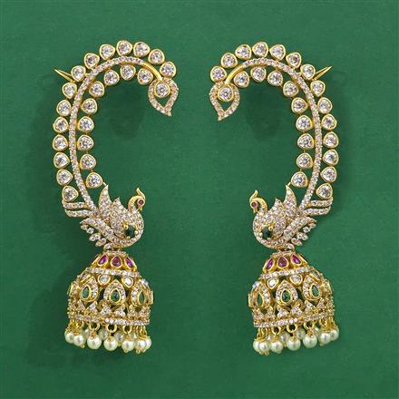 Antique Earcuff with Matte Gold Plating