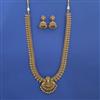 Antique Temple Necklace with Matte Gold Plating