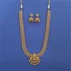 Antique Temple Necklace with Matte Gold Plating