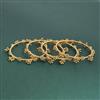 Antique Plain Gold Bangles with Gold Plating