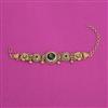 Antique Moti Bracelet with Matte Gold Plating