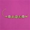 Antique Adjustable Bracelet with Gold Plating