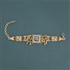 Antique Adjustable Bracelet with Gold Plating