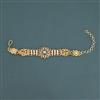 Antique Adjustable Bracelet with Gold Plating