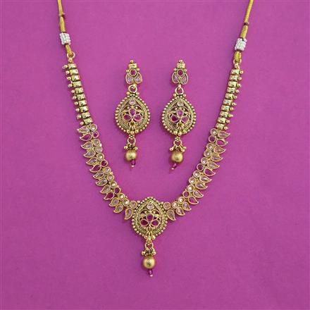Antique Classic Necklace with Gold Plating