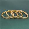 Antique 4 Pc Bangles with Gold Plating