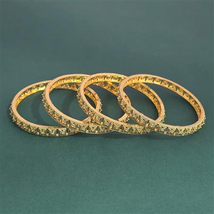 Antique 4 Pc Bangles with Gold Plating