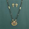 Antique Classic Mangalsutra with Matte Gold Plating