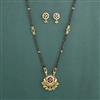 Antique Classic Mangalsutra with Matte Gold Plating